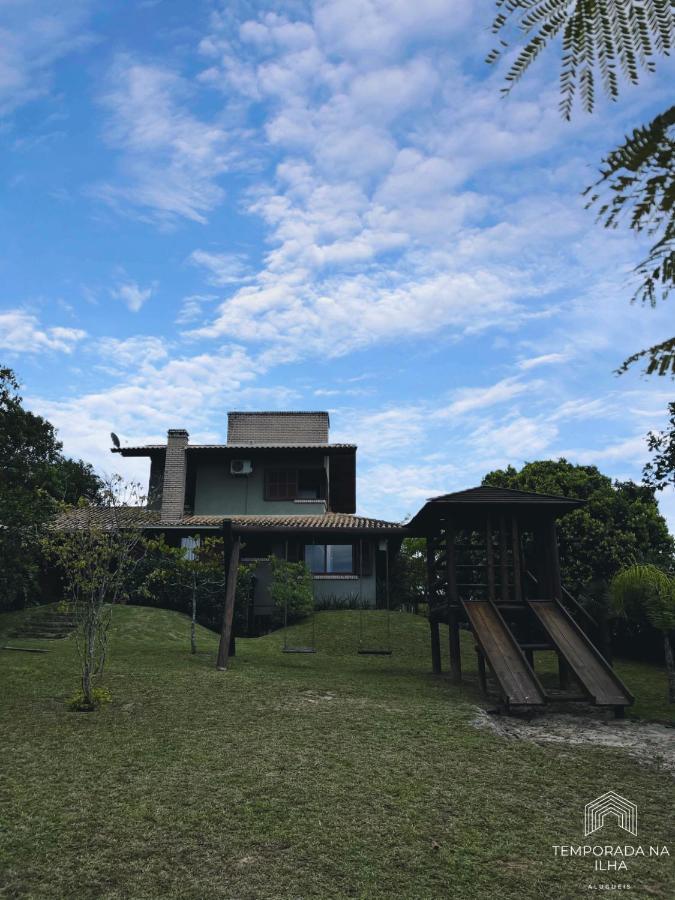 אימביטובה Casa De Praia No Rosa - Vista Para Lagoa De Ibiraquera מראה חיצוני תמונה