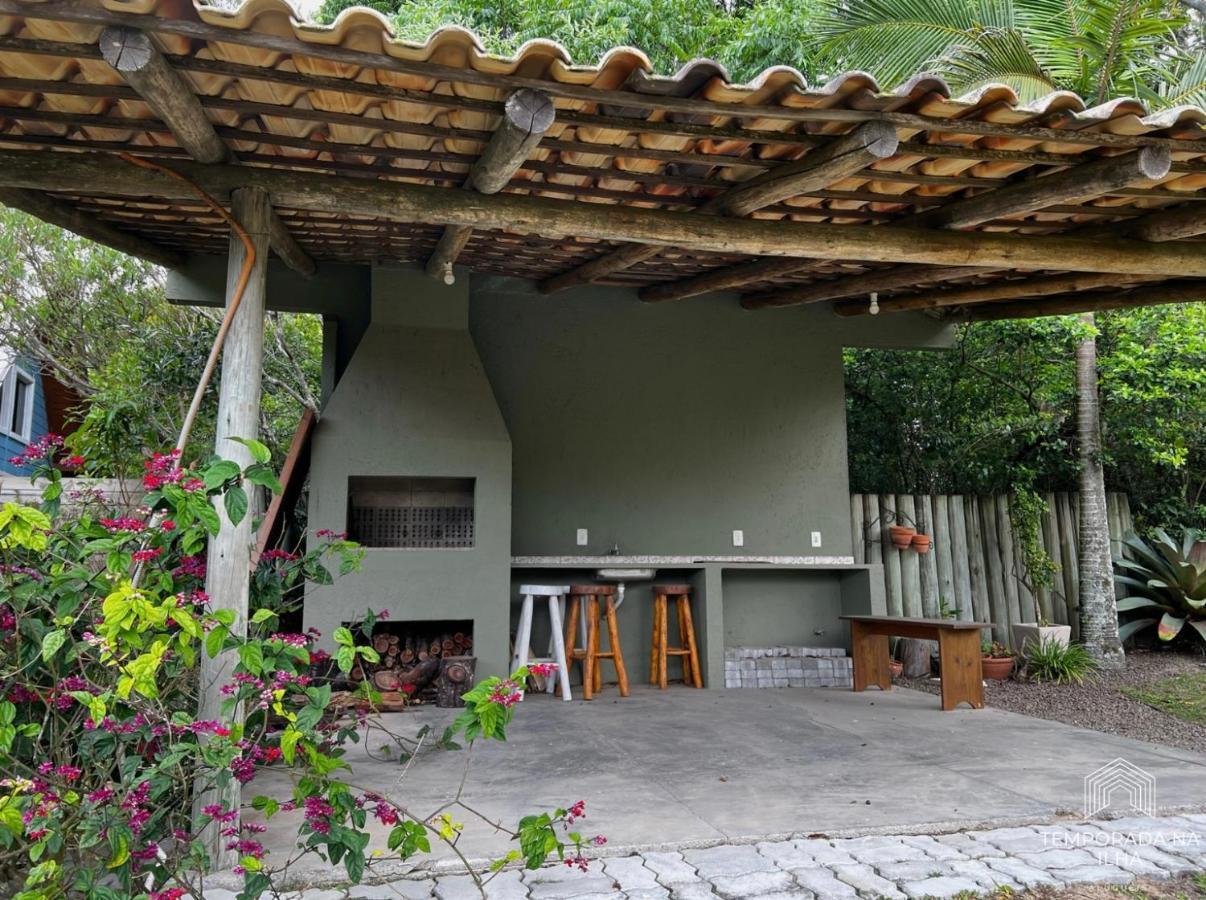 אימביטובה Casa De Praia No Rosa - Vista Para Lagoa De Ibiraquera מראה חיצוני תמונה