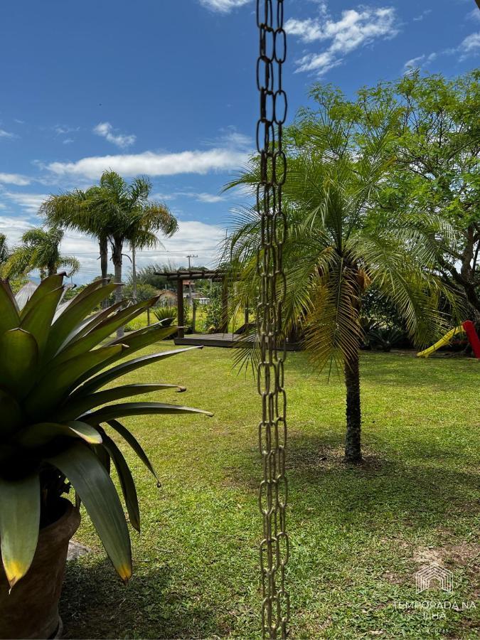 אימביטובה Casa De Praia No Rosa - Vista Para Lagoa De Ibiraquera מראה חיצוני תמונה